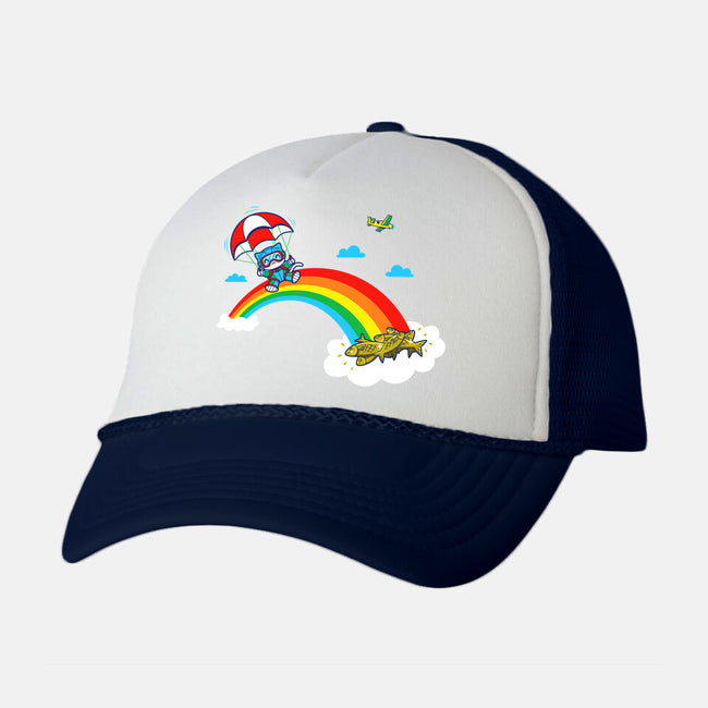 At The End Of The Rainbow-Unisex-Trucker-Hat-Boggs Nicolas