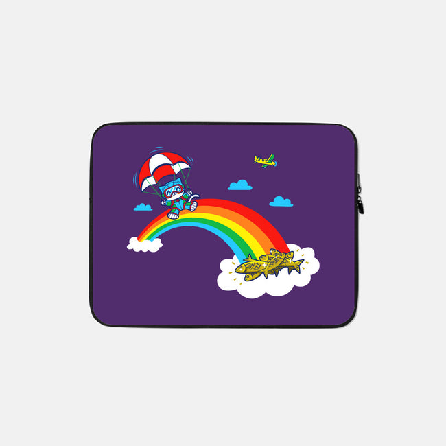 At The End Of The Rainbow-None-Zippered-Laptop Sleeve-Boggs Nicolas