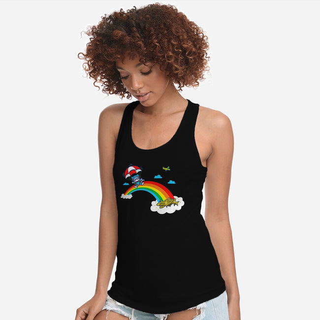 At The End Of The Rainbow-Womens-Racerback-Tank-Boggs Nicolas