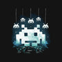 Space Moon Invaders-None-Basic Tote-Bag-Vallina84