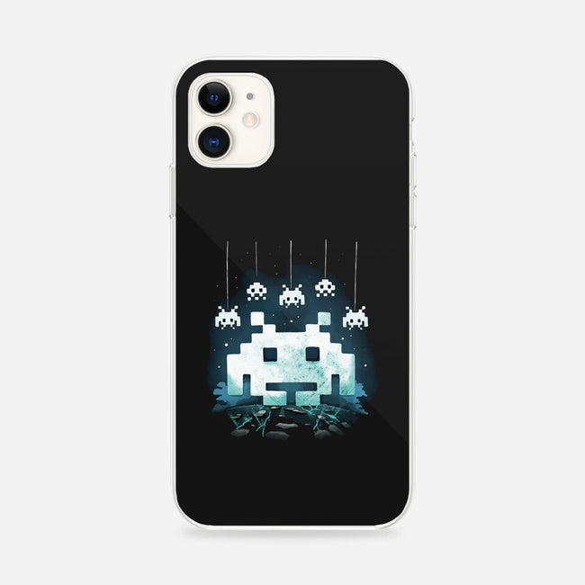 Space Moon Invaders-iPhone-Snap-Phone Case-Vallina84