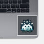 Space Moon Invaders-None-Glossy-Sticker-Vallina84