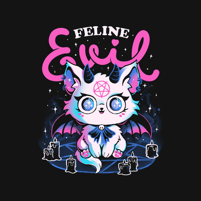 Feline Evil-Youth-Basic-Tee-eduely