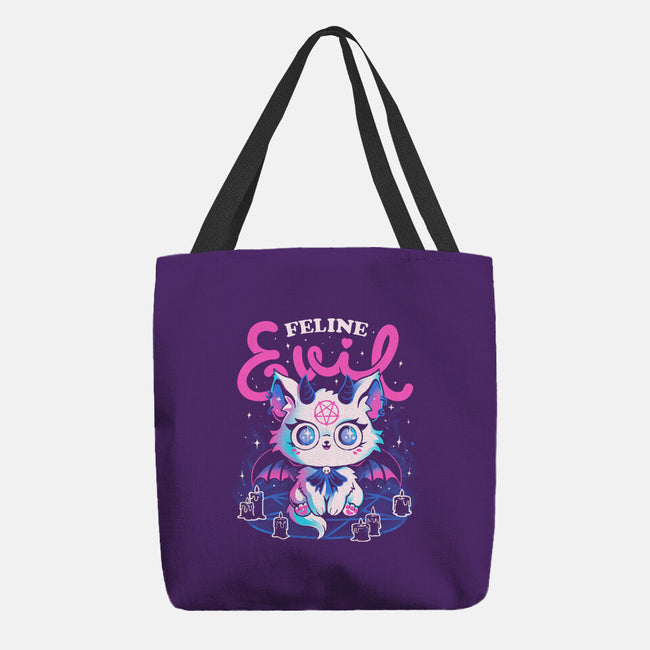 Feline Evil-None-Basic Tote-Bag-eduely