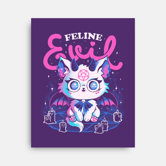 Feline Evil-None-Stretched-Canvas-eduely