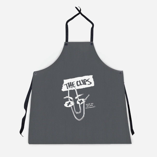 The Clips-Unisex-Kitchen-Apron-Aarons Art Room
