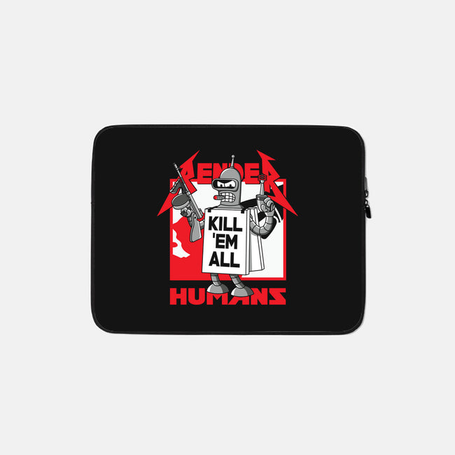 Kill Em All-None-Zippered-Laptop Sleeve-Xentee