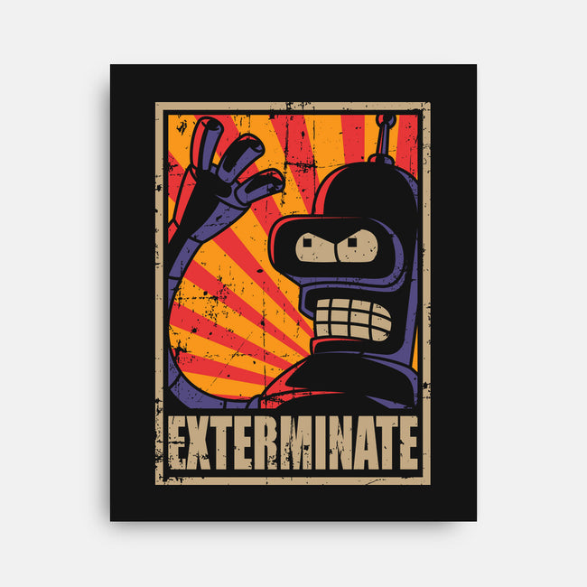 Exterminate-None-Stretched-Canvas-Xentee