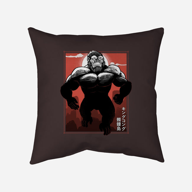 Mighty Kong-None-Removable Cover-Throw Pillow-Astrobot Invention