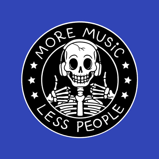 More Music Less People-Womens-Basic-Tee-tobefonseca