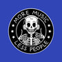 More Music Less People-Womens-Basic-Tee-tobefonseca