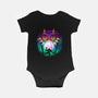 The Moon And The Mask-Baby-Basic-Onesie-Donnie