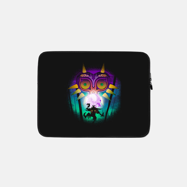 The Moon And The Mask-None-Zippered-Laptop Sleeve-Donnie