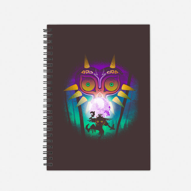 The Moon And The Mask-None-Dot Grid-Notebook-Donnie