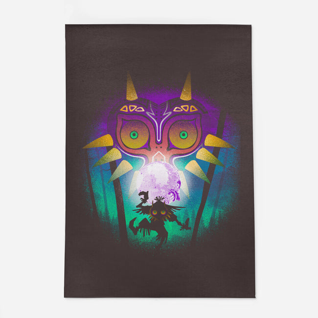 The Moon And The Mask-None-Outdoor-Rug-Donnie