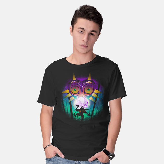 The Moon And The Mask-Mens-Basic-Tee-Donnie