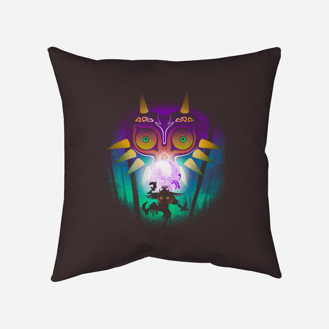 The Moon And The Mask-None-Removable Cover-Throw Pillow-Donnie