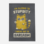 Allergic To Stupidity-None-Indoor-Rug-kg07