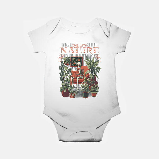 I Am One With Nature-Baby-Basic-Onesie-tobefonseca
