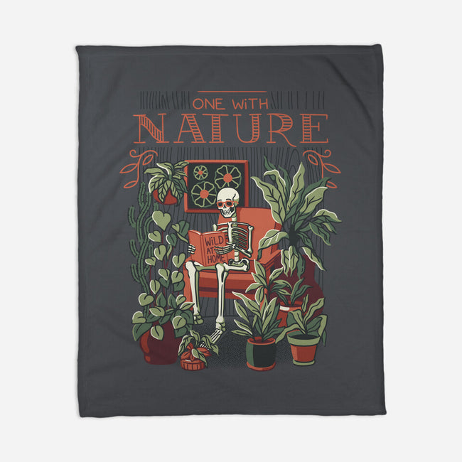 I Am One With Nature-None-Fleece-Blanket-tobefonseca