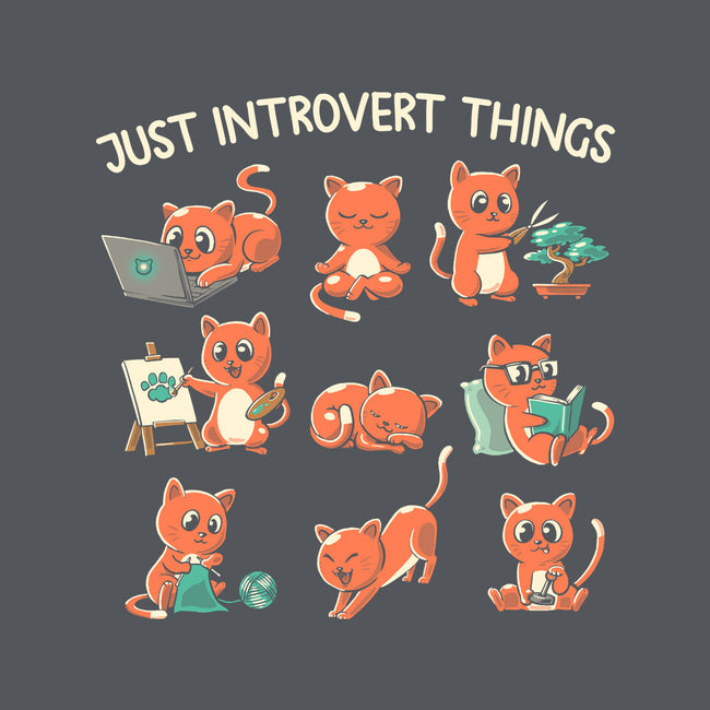 Just Introvert Things-None-Removable Cover-Throw Pillow-koalastudio