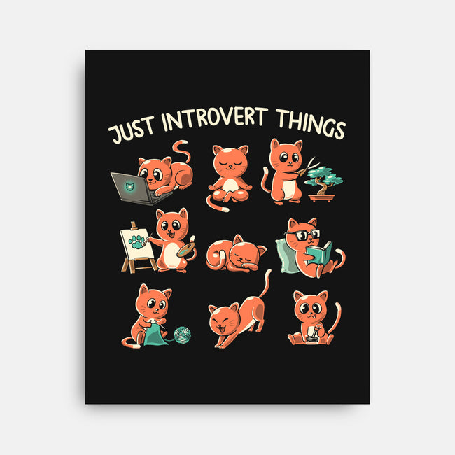 Just Introvert Things-None-Stretched-Canvas-koalastudio