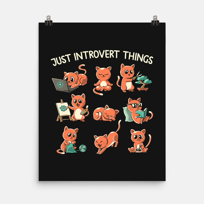 Just Introvert Things-None-Matte-Poster-koalastudio