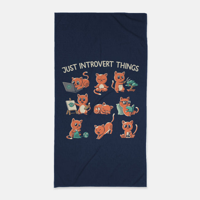Just Introvert Things-None-Beach-Towel-koalastudio