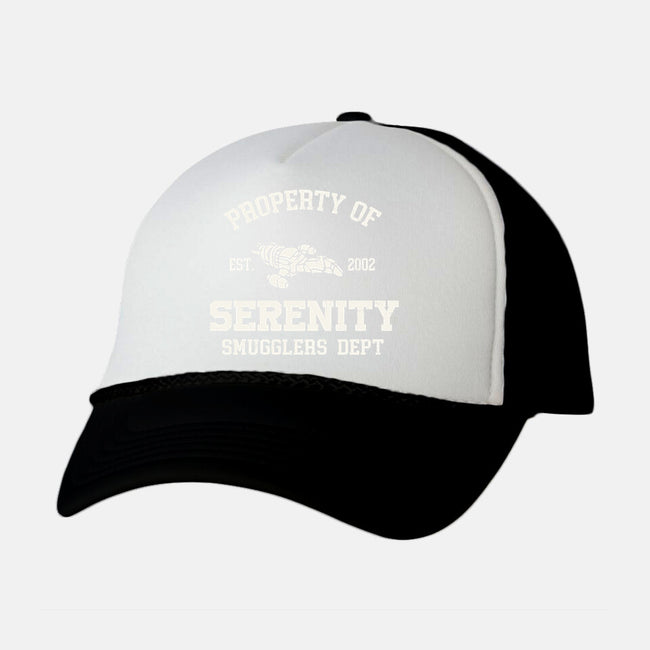 Property Of Serenity-Unisex-Trucker-Hat-Melonseta