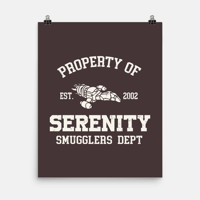 Property Of Serenity-None-Matte-Poster-Melonseta