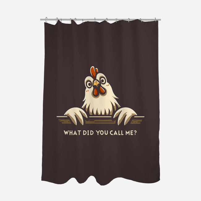 What Did You Call Me?-None-Polyester-Shower Curtain-BridgeWalker