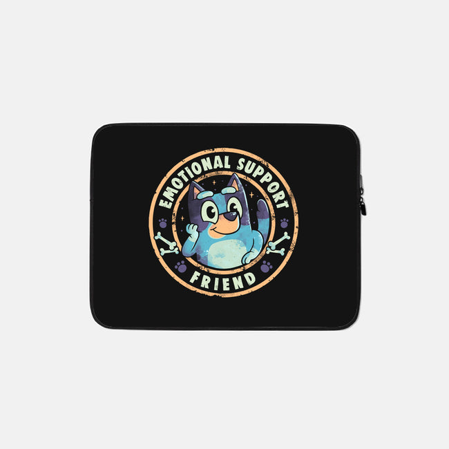Emotional Support Friend-None-Zippered-Laptop Sleeve-Arigatees