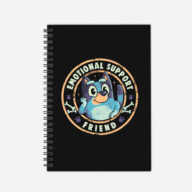 Emotional Support Friend-None-Dot Grid-Notebook-Arigatees