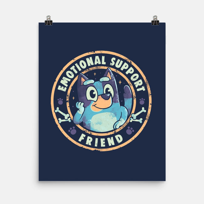 Emotional Support Friend-None-Matte-Poster-Arigatees
