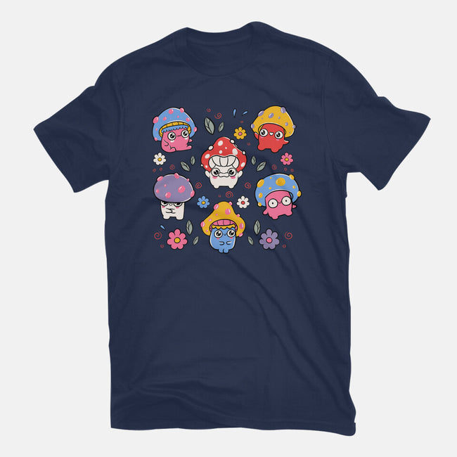 Cute But Psychedelic Mushrooms-Youth-Basic-Tee-tobefonseca