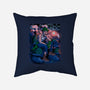 Green Mushroom Brother-None-Removable Cover-Throw Pillow-Bruno Mota