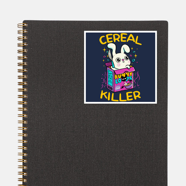Cereal Killer Psycho Bunny-None-Glossy-Sticker-tobefonseca