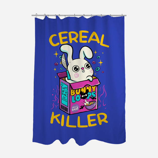 Cereal Killer Psycho Bunny-None-Polyester-Shower Curtain-tobefonseca