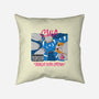 Straight Outta Cattown-None-Removable Cover-Throw Pillow-naomori