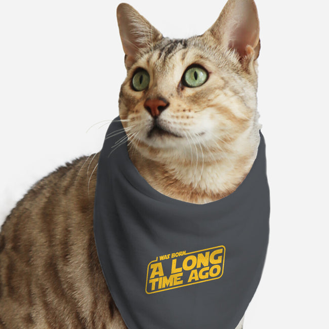 Born A Long Time Ago-Cat-Bandana-Pet Collar-retrodivision