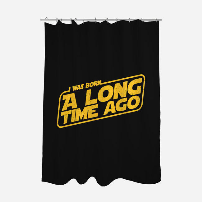 Born A Long Time Ago-None-Polyester-Shower Curtain-retrodivision