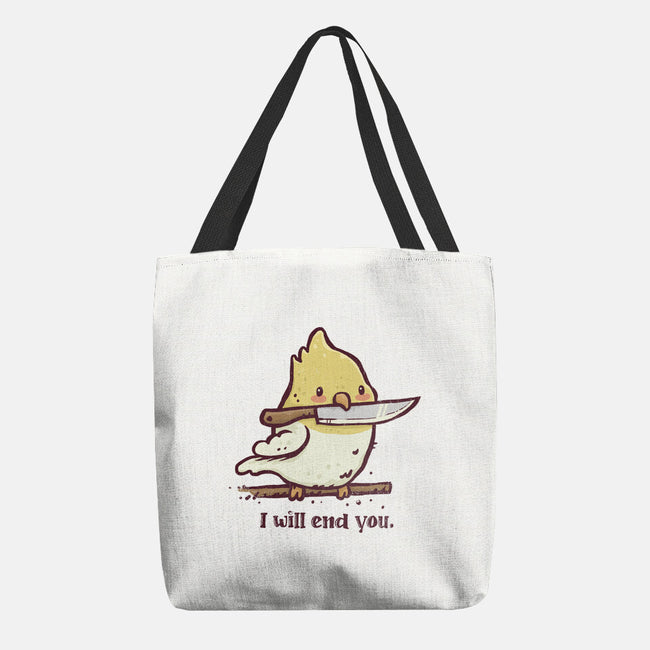 I Will End You-None-Basic Tote-Bag-kg07