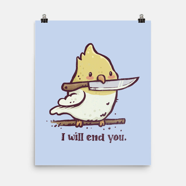 I Will End You-None-Matte-Poster-kg07