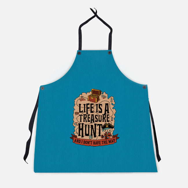 Pirate Life Treasure-Unisex-Kitchen-Apron-Studio Mootant