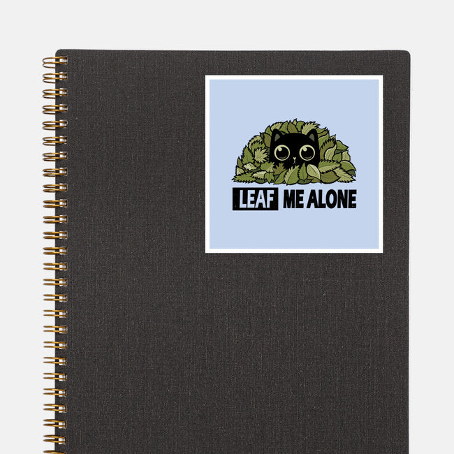 Leaf Me Alone-None-Glossy-Sticker-erion_designs