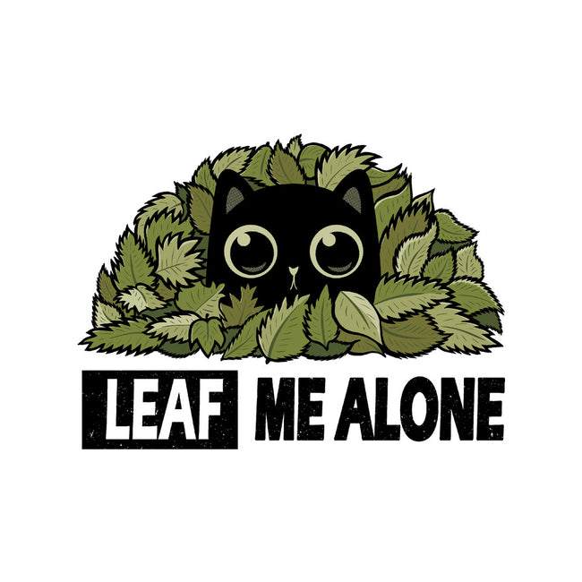 Leaf Me Alone-Cat-Basic-Pet Tank-erion_designs