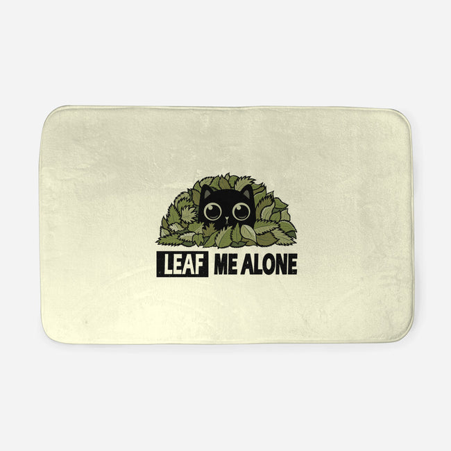 Leaf Me Alone-None-Memory Foam-Bath Mat-erion_designs