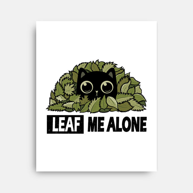 Leaf Me Alone-None-Stretched-Canvas-erion_designs
