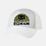 Leaf Me Alone-Unisex-Trucker-Hat-erion_designs