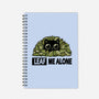 Leaf Me Alone-None-Dot Grid-Notebook-erion_designs